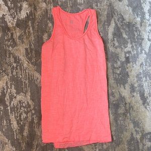 Neon pink athletic tank